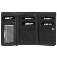 Morrissey Womens Card Holder Leather Wallet Coin Clutch Purse Organizer Cute Girl Ladies - Navy