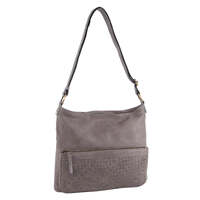 Pierre Cardin Woven Leather Ladies Cross-Body Bag Handbag - Sky Blue
