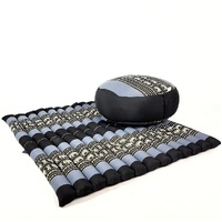 Zafu &amp; Zabuton Meditation Set Blue/Elephant