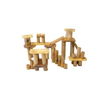 Bamboo building set 50 pcs