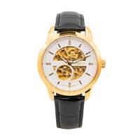 Peroz Automatic Men&#39;s Watch - Black Leather