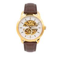 Peroz Automatic Men&#39;s Watch - Brown Leather