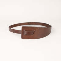 Peroz Ivy Women&#39;s Brown Leather Knot Belt