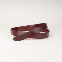 Peroz Arla Women&#39;s Brown Leather Knotted Belt