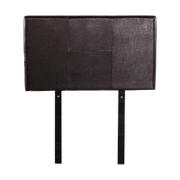 PU Leather Single Bed Headboard Bedhead - Brown