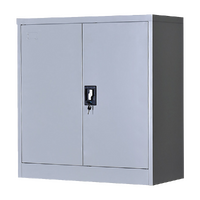 Two-Door Shelf Office Gym Filing Storage Locker Cabinet Safe