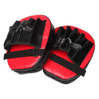 2 x Thai Boxing Punch Focus Gloves Kit Training Red &amp; Black
