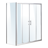 1700 X 700 Sliding Door Safety Glass Shower Screen By Della Francesca