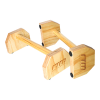 Wooden Parallette Bars Push Up &amp; Dip Workouts