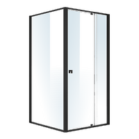 Semi Frameless Shower Screen (98~106)x 195cm &amp; (98~101)x 195cm Side AS/NZS Glass