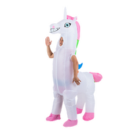 Giant Unicorn Fancy Dress Fan Inflatable Costume Suit