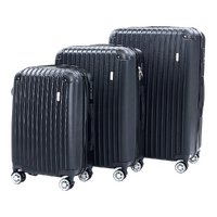 Delegate Suitcases Luggage Set 20&quot; 24&quot; 28&quot;Carry On Trolley TSA Travel Bag