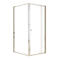 Semi Frameless Shower Screen (82~90)x 195cm &amp; (98~101)x 195cm Side AS/NZS Glass