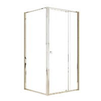 Semi Frameless Shower Screen (98~106)x 195cm &amp; (89~92)x 195cm Side AS/NZS Glass