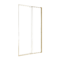 Adjustable Semi Frameless Shower Screen (114~122) x 195cm Australian Safety Glass