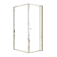 Semi Frameless Shower Screen (74~82)x 195cm &amp; (98~101)x 195cm Side AS/NZS Glass