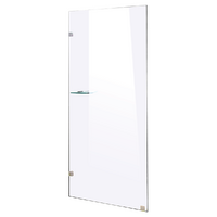 800 x 2100mm Frameless 10mm Safety Glass Shower Screen