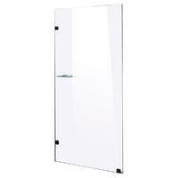 800 x 2000mm Frameless 10mm Safety Glass Shower Screen