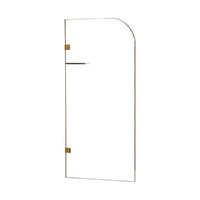 700 x 1450mm Frameless Bath Panel 10mm Glass Shower Screen By Della Francesca