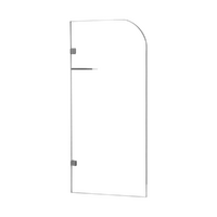 700 x 1450mm Frameless Bath Panel 10mm Glass Shower Screen By Della Francesca
