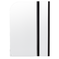 180 Degree Pivot Door 6mm Safety Glass Bath Shower Screen 800x1400mm By Della Francesca