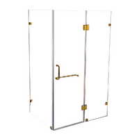 1000 x 900mm Frameless 10mm Glass Shower Screen By Della Francesca
