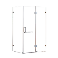 1100 x 900mm Frameless 10mm Glass Shower Screen By Della Francesca