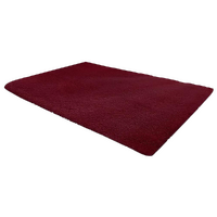230x160cm Floor Rugs Large Shaggy Rug Area Carpet Bedroom Living Room Mat - Burgundy