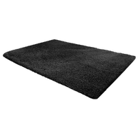 230x160cm Floor Rugs Large Shaggy Rug Area Carpet Bedroom Living Room Mat - Black