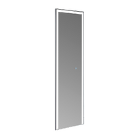 LED Full Length Mirror Standing Floor Makeup Wall Light Mirror 1.6M