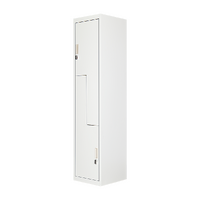 Grey Two-Door L-shaped Office Gym Shed Storage Lockers