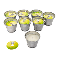 8x Mosquito Insect Bug Repellent Small Bucket Citronella Candles