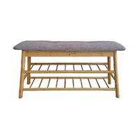 Shoe Stool Storage Rack Cabinet Multifunctional Space Saving