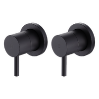 Bathroom Shower Bath Hot and Cold Mixer WATERMARK Certified in Black