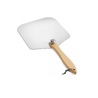 Pizza Peel Paddle w/ Foldable Handle for Baking Oven &amp; Grill Aluminium