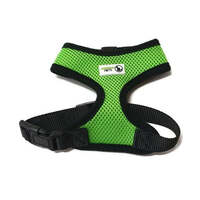 Pet Harness Soft Air Mesh Padded Adjustable - Moondidley Pets Medium Green