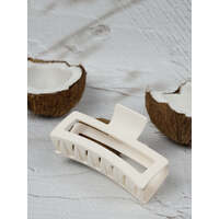 Claw Clip - Jumbo Elongated Rectangle - Ivory