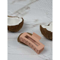 Claw Clip - Medium Elongated Rectangle - Peach