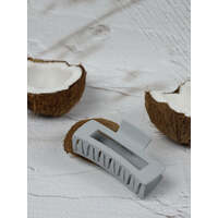 Claw Clip - Medium Elongated Rectangle - Grey