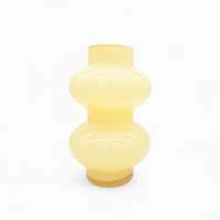 Zucca Glass Vase Grey