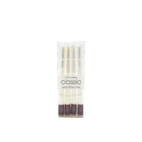 Iconic Candles pearl white flat