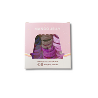 MANGO JELLY Metal Free Hair Ties (3cm) - Magic Purple 36P - Six Pack