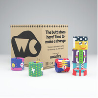 WC 100% Recycled Toilet Paper, 48 Rolls, 400 Sheets, 3 Ply Double Length