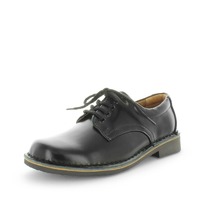 WILDE SCHOOL Girl&#39;s JEZRA-Snr School Black Off Shine Shoe 7US