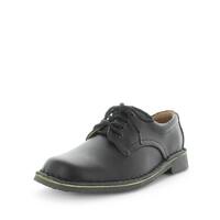 WILDE SCHOOL Girl&#39;s JANNA School Black/Smooth Shoe 6US