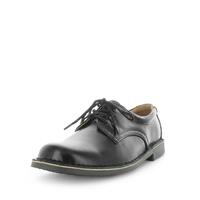 WILDE SCHOOL Girl&#39;s JANNA School Black Off Shine Shoe 5US