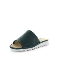 AEROCUSHION Women&#39;s MERINA Slides Navy Shoe 10US