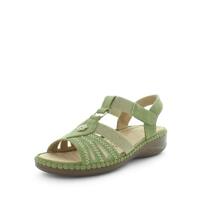 AEROCUSHION Women&#39;s MINARA Sandals Olive Shoe 8US