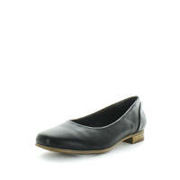 AEROCUSHION Women&#39;s MITTEN Flats Black Shoe 9US