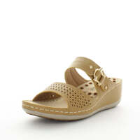 AEROCUSHION Women&#39;s MODIE Sandals Tan Shoe 40EU
